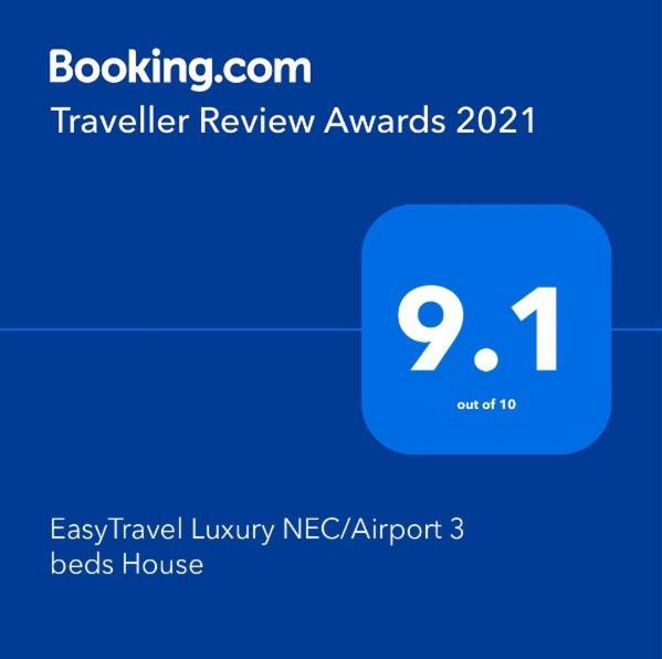 Easytravel Luxury Nec/Airport 3 Beds House Appartement Birmingham Buitenkant foto